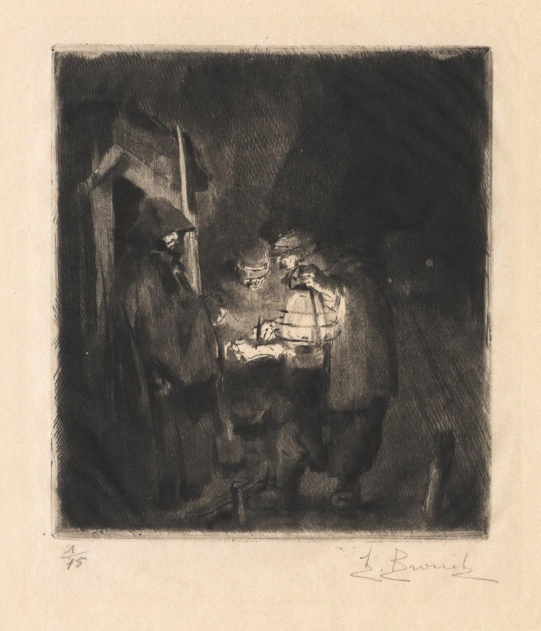 De Nachtelijke Ronde door Unknown artist