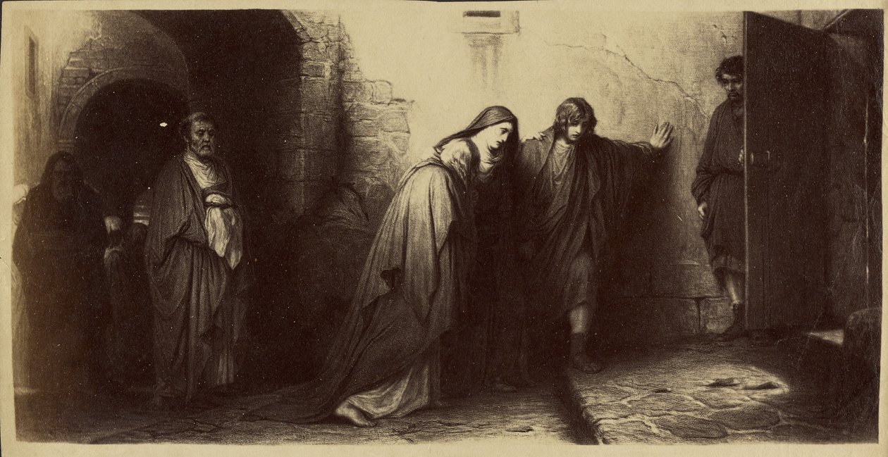[De terugkeer van Golgotha door Paul Delaroche]. door Unknown artist