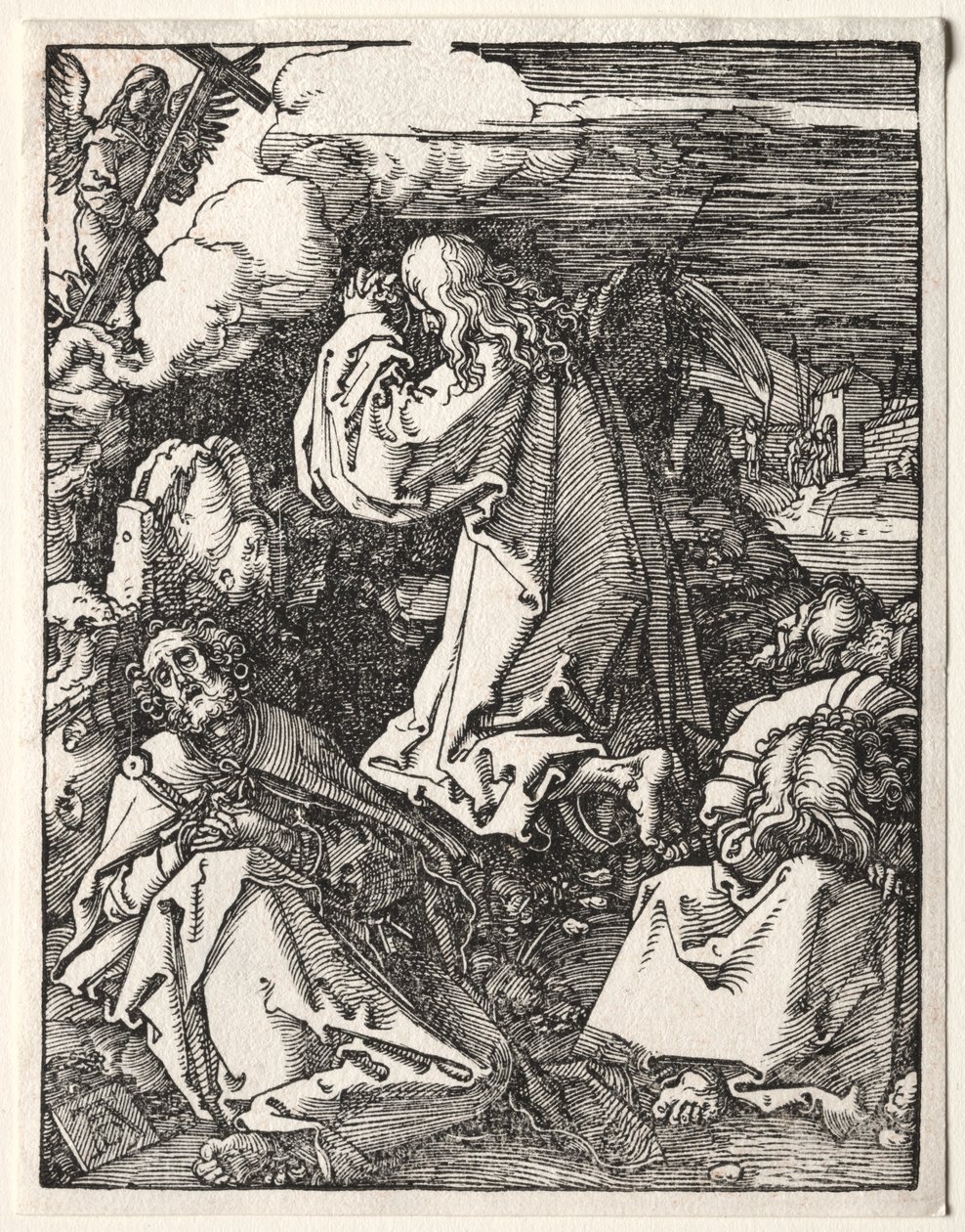 De Kleine Passie: Christus op de Olijfberg door Unknown artist