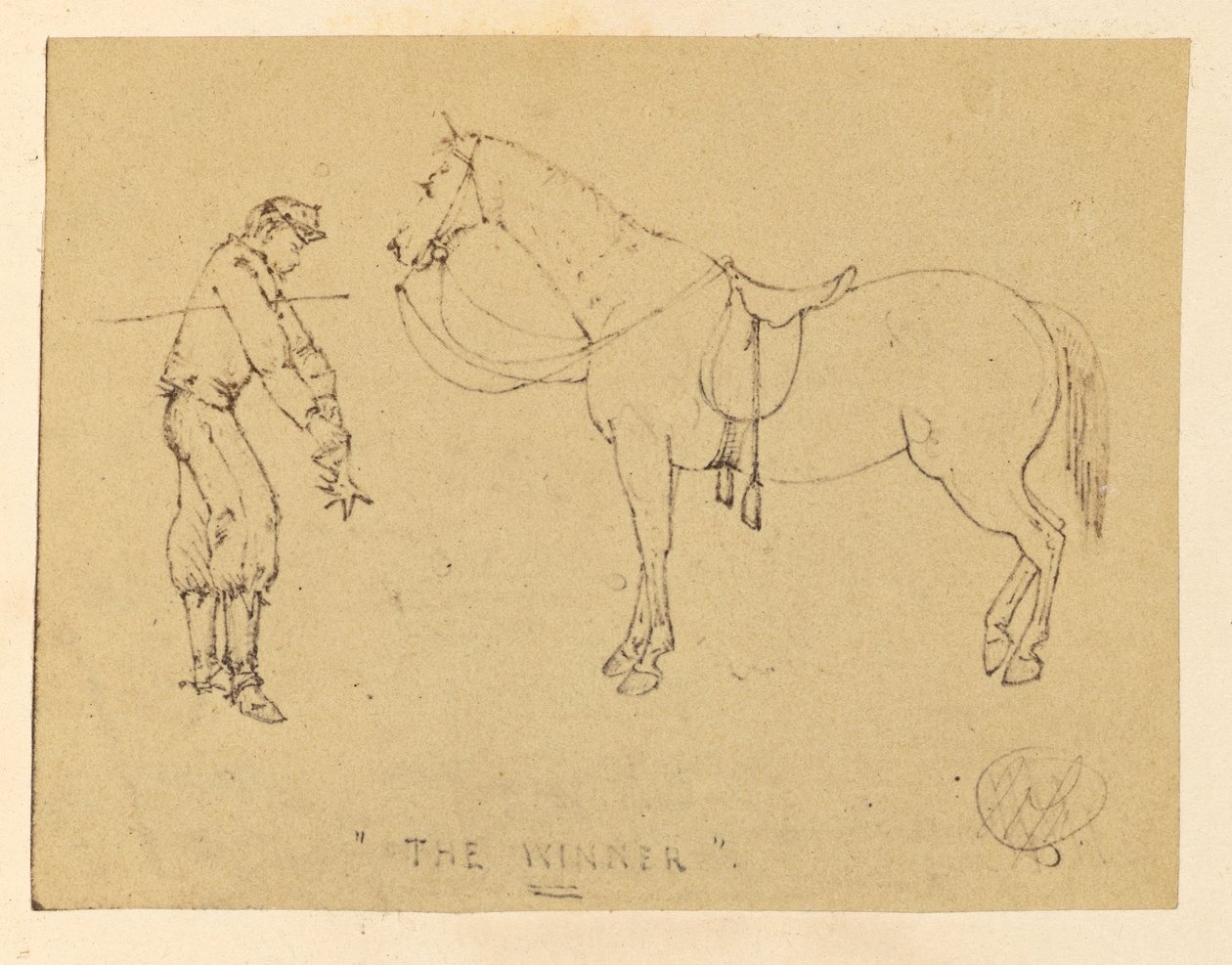 De winnaar door Unknown artist