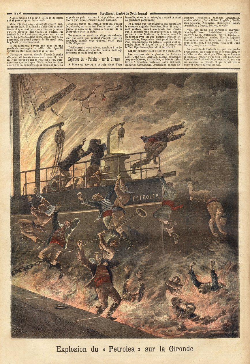De explosie van de 