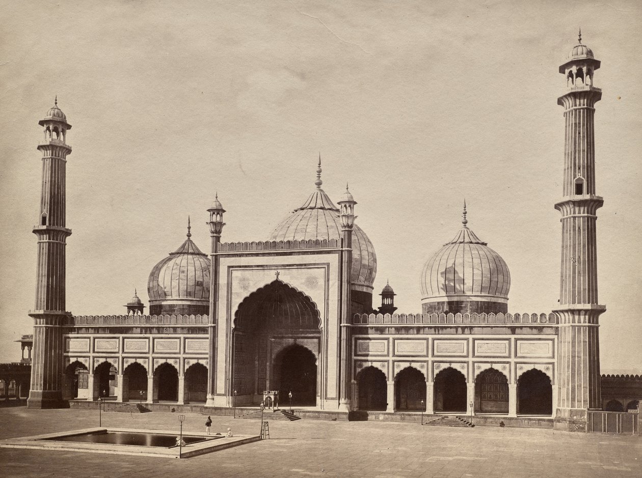 Zonder titel (Jama Masjid, Delhi) door Unknown artist