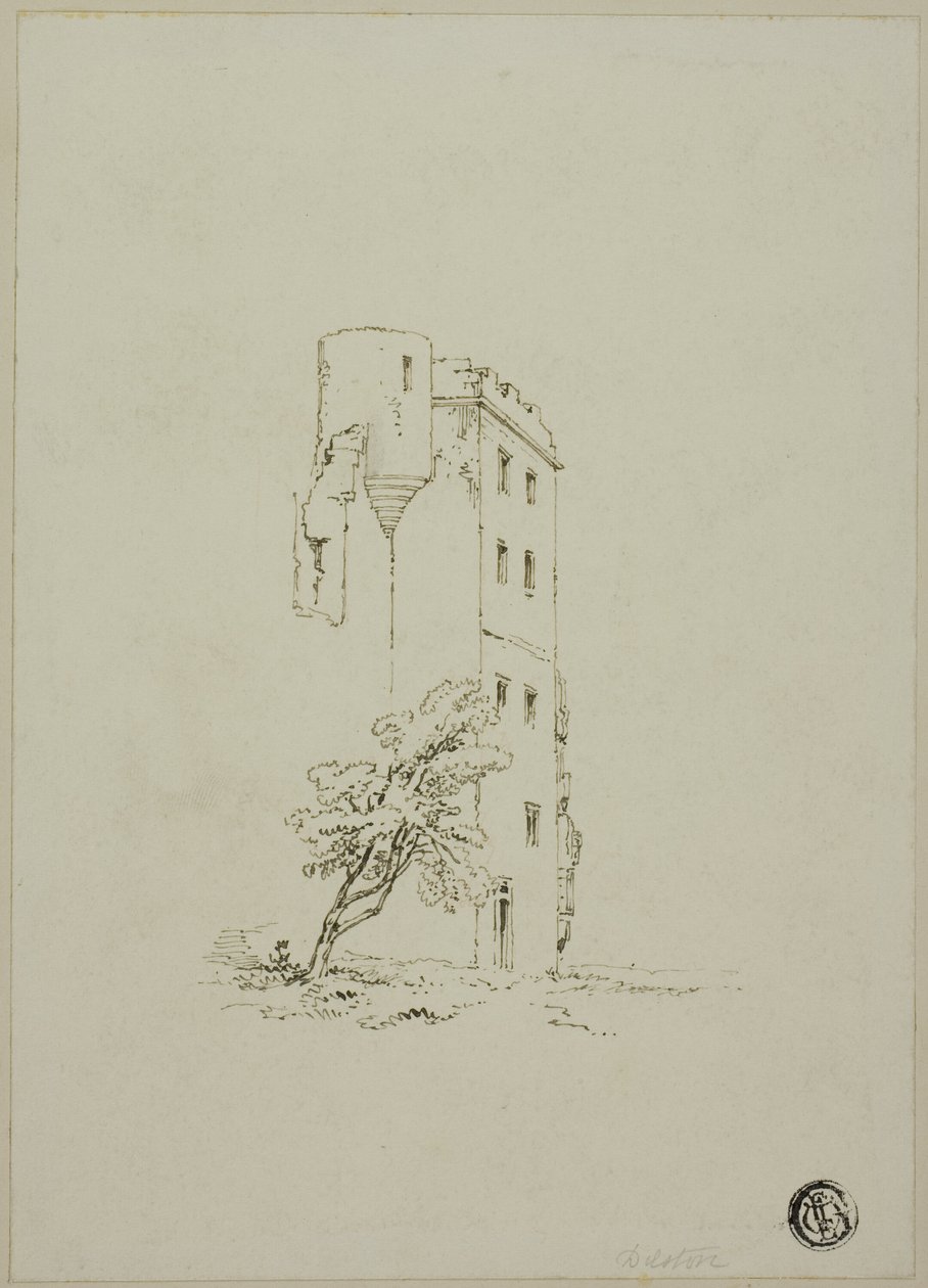 Uitzicht op Dilston door Unknown artist