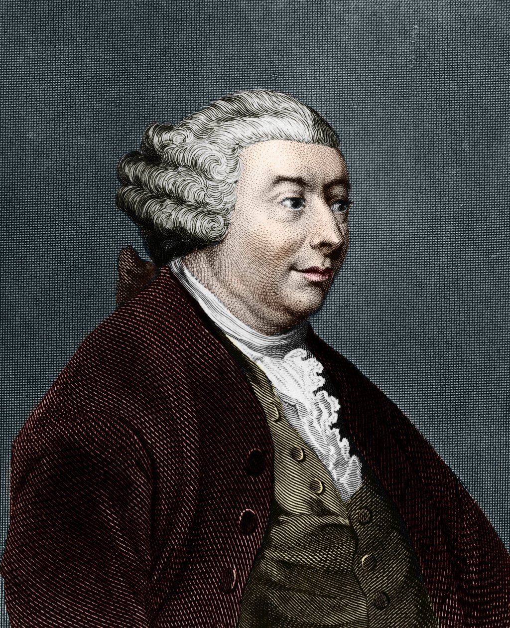 Portret van David Hume. Schotse filosoof (1711-1776). door Unknown artist