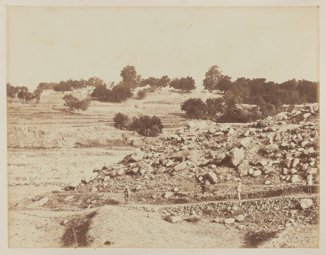 Kamp van Amir Yakhub Khan, waar het Verdrag van Gandamak werd ondertekend, Jafed Sing, mei 1879 door Unknown photographer