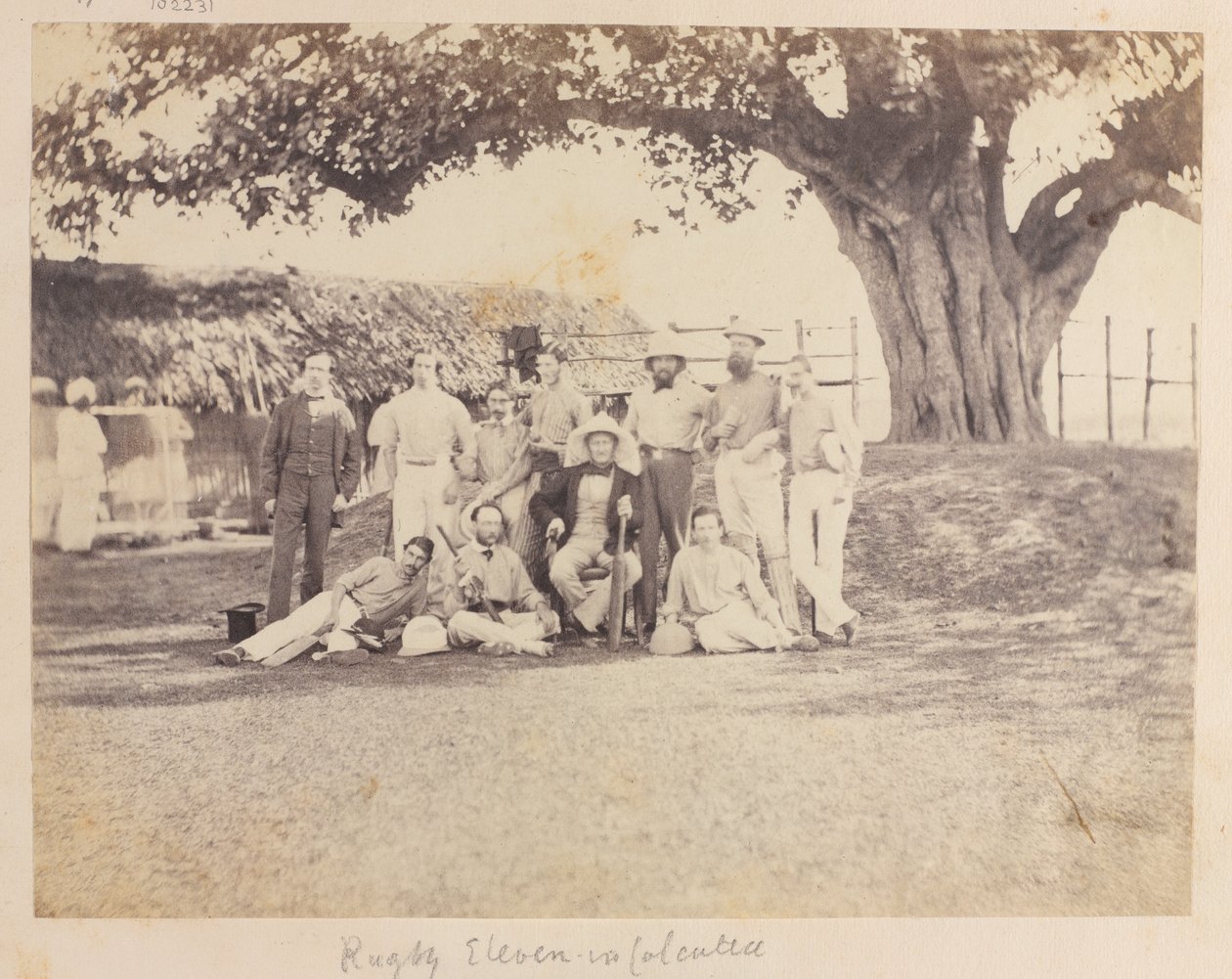 Leger cricketteam, Calcutta door Unknown photographer