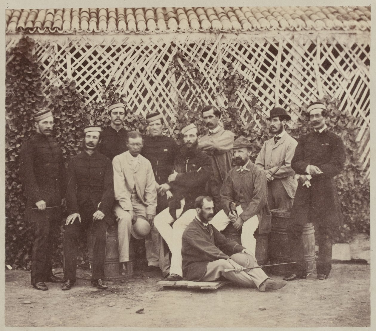 Cricketspelers, Karachi door Unknown photographer