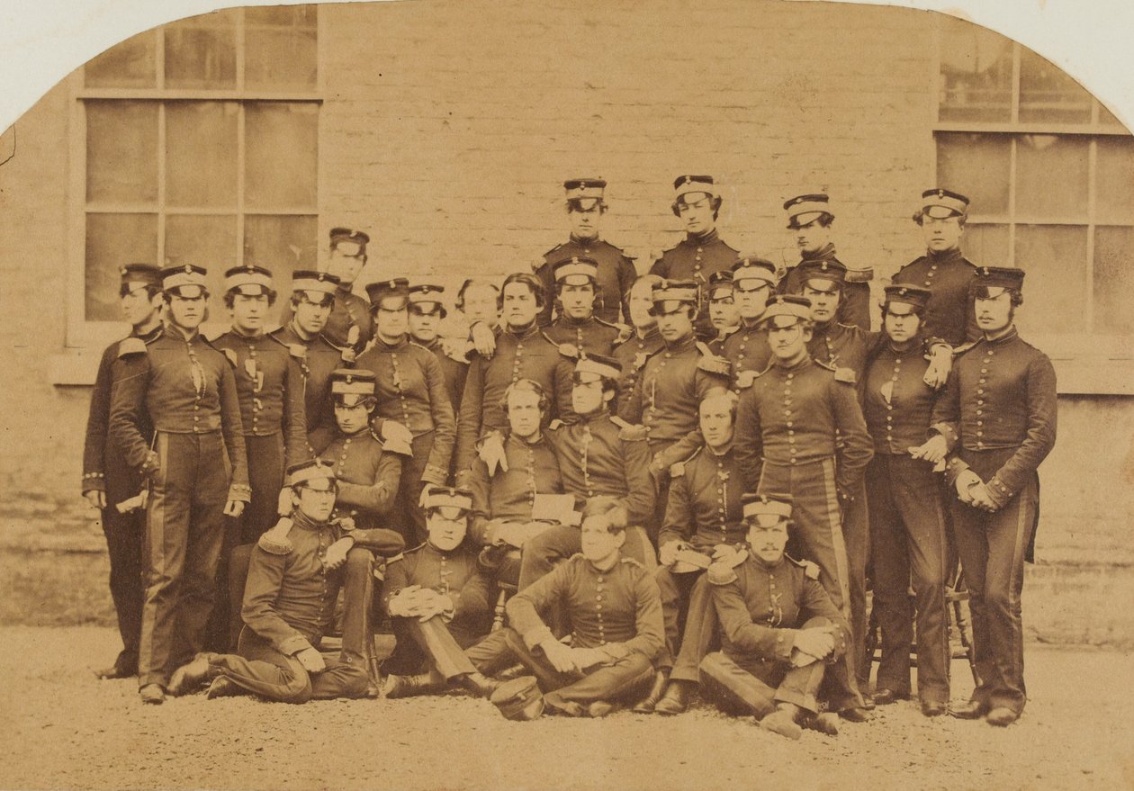 Cadetten van de Oost-Indische Compagnie, Addiscombe door Unknown photographer