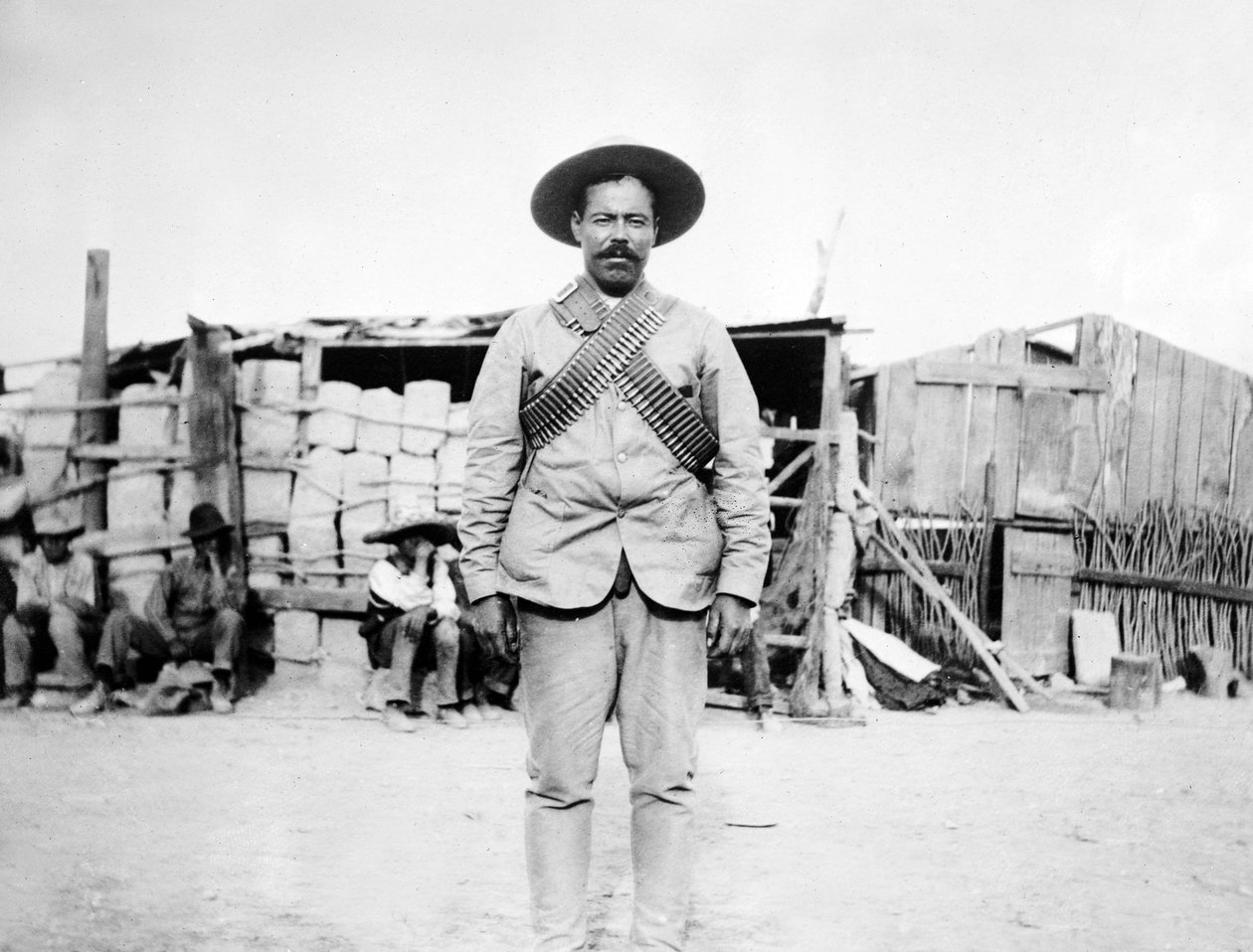Francisco Villa alias Pancho Villa (1878-1923) generaal van de Mexicaanse revolutie door Unknown photographer