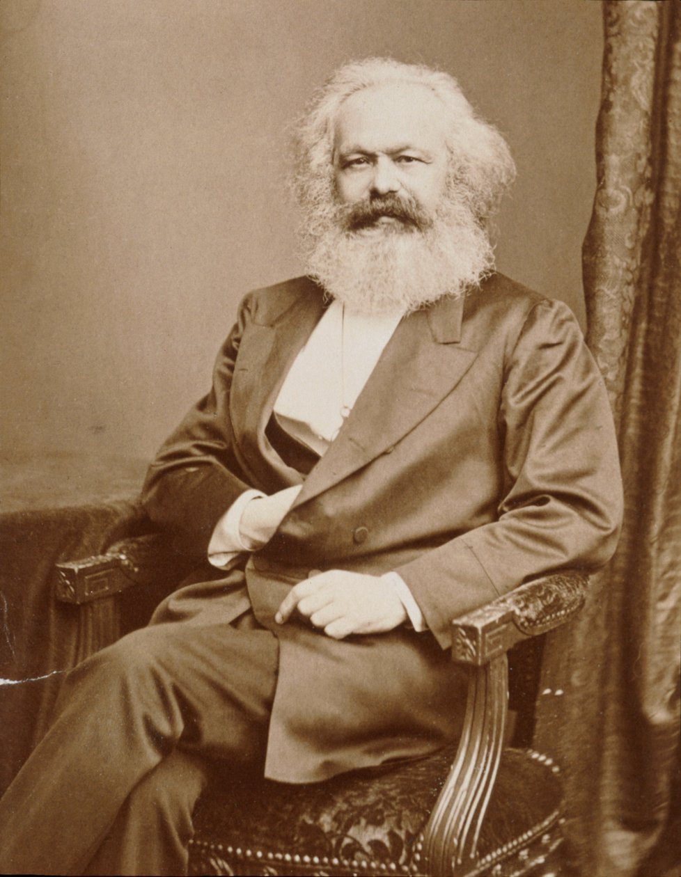 Karl Marx (foto) door Unknown photographer