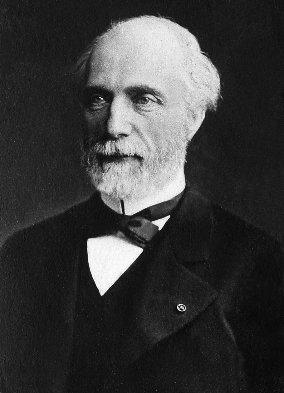 Louis Charles de Saulces de Freycinet, ingenieur van de mijnen, natuurkundige, academicus gekozen in 1890. door Unknown photographer