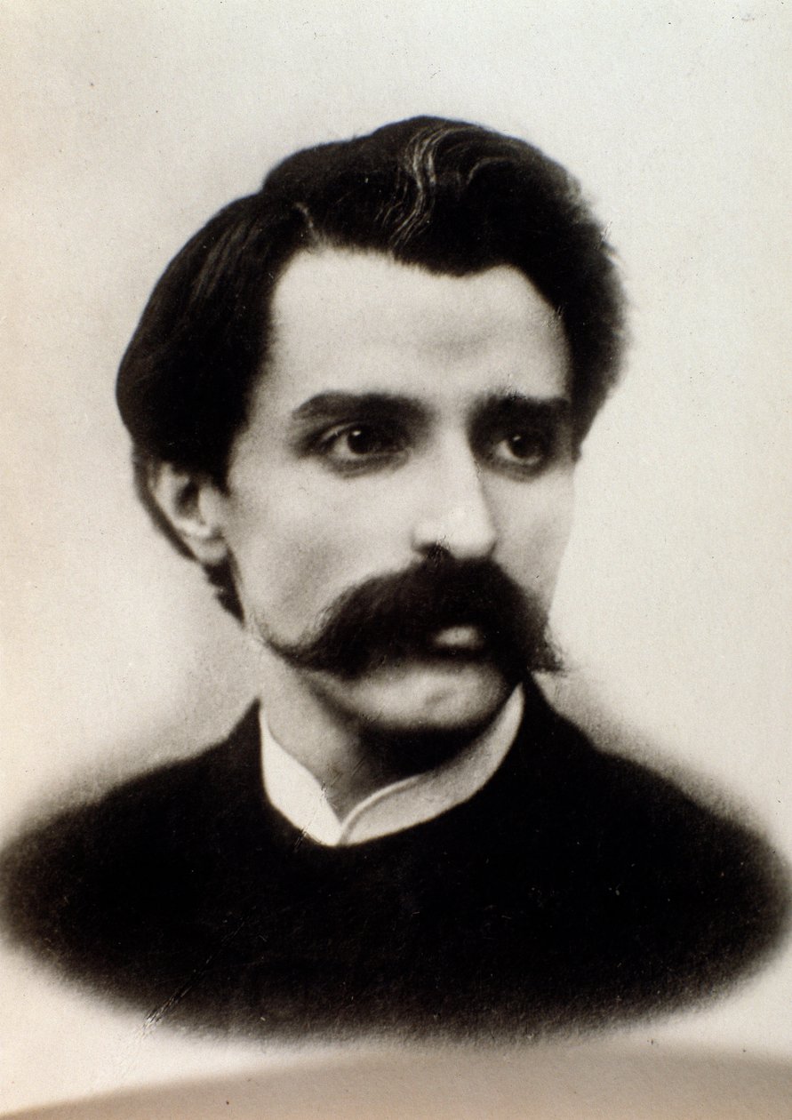 Portret van Alfredo Catalani (zwart-wit foto) door Unknown photographer