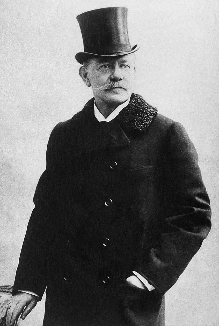 Portret van Graaf Michael Nicolaievich Muravieff (1845-1900) Russische politicus. Fotografie, begin 20e eeuw door Unknown photographer
