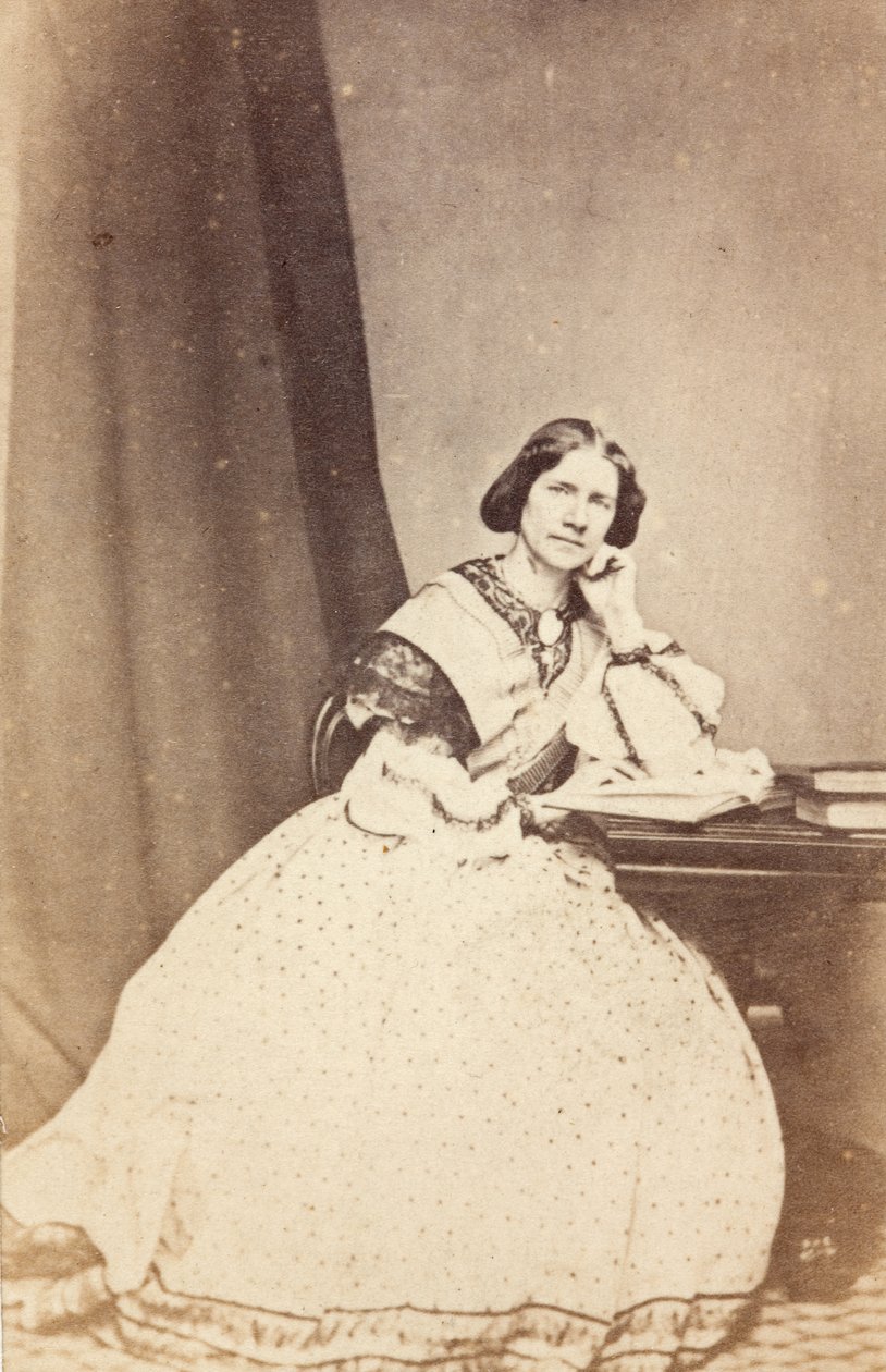 Portret van Jenny Lind Goldschmidt door Unknown photographer