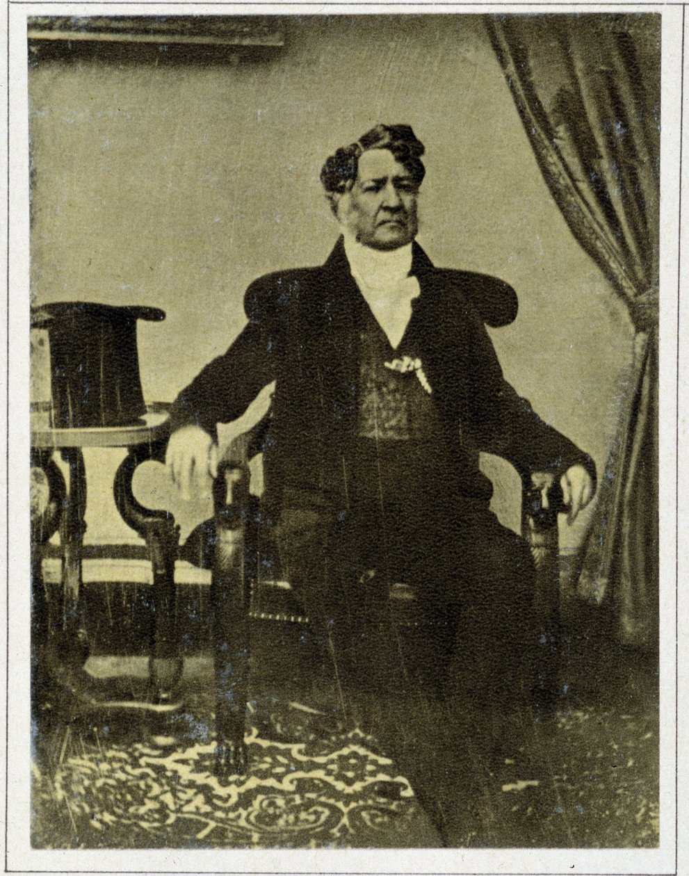 Portret van Louis Philippe I (1773 - 1850) in 1845 door Unknown photographer