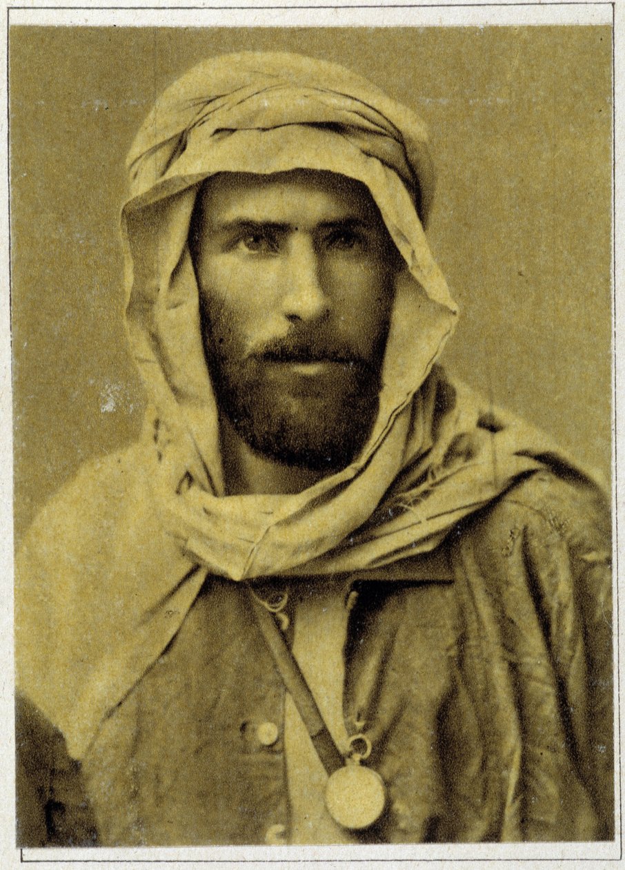 Portret van Savorgnan de Brazza in 1882 door Unknown photographer