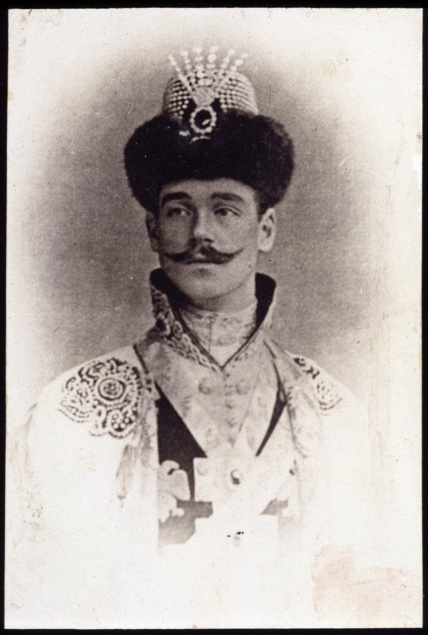 Portret van Youssoupov, eind 19e eeuw door Unknown photographer