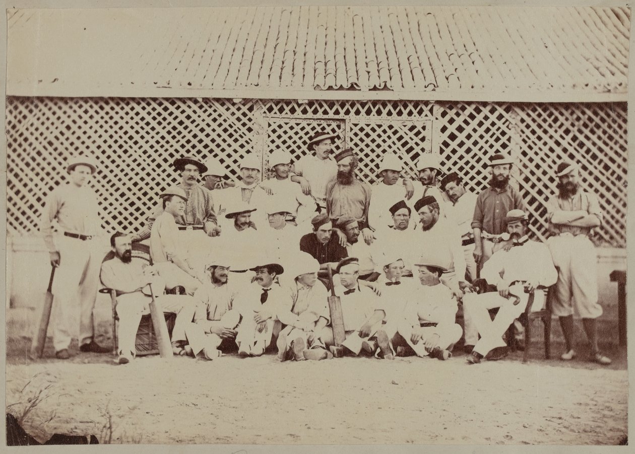 Koninklijke Artillerie Cricketteams, India door Unknown photographer
