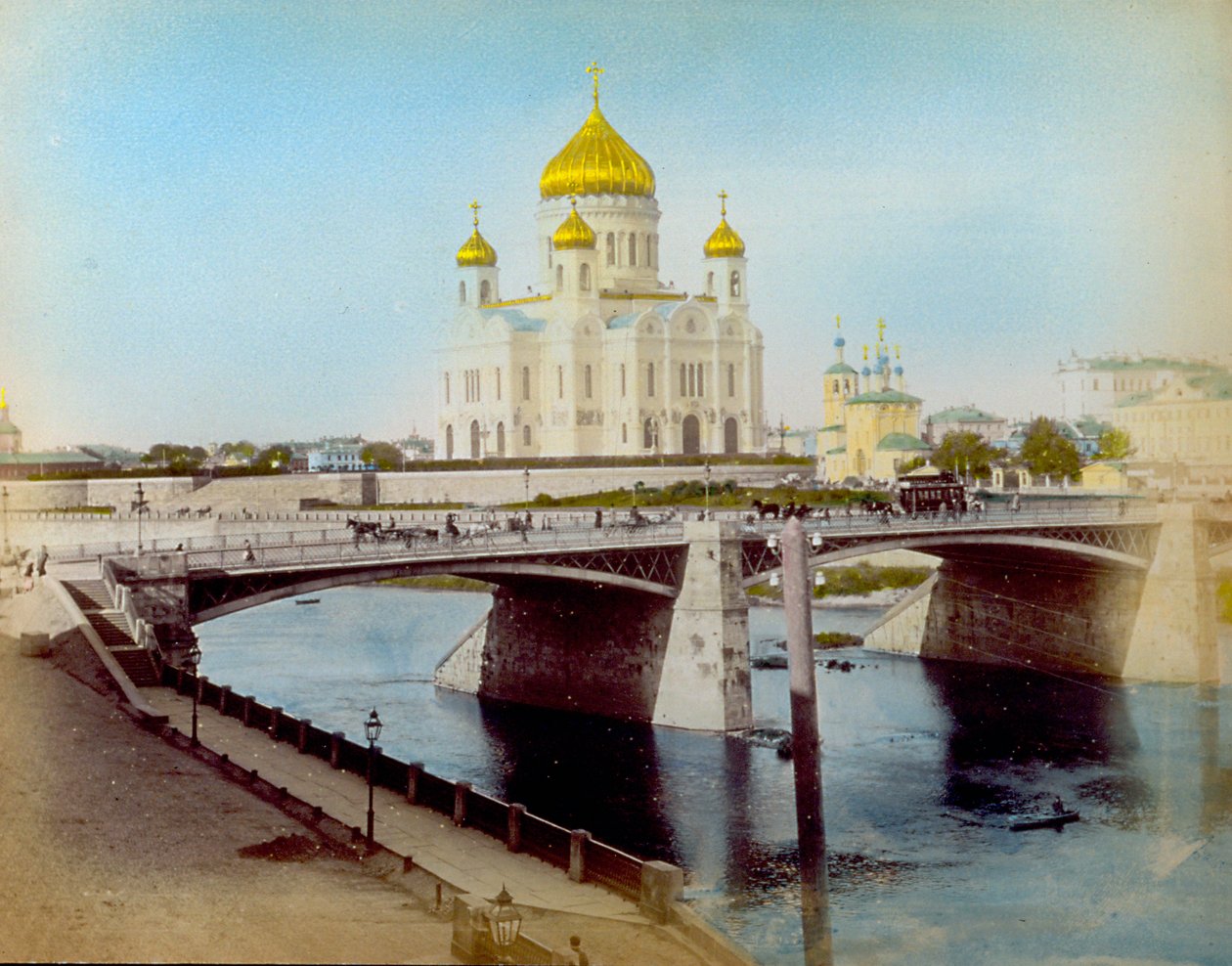 Tempel van Christus Onze Verlosser, Moskou door Unknown photographer