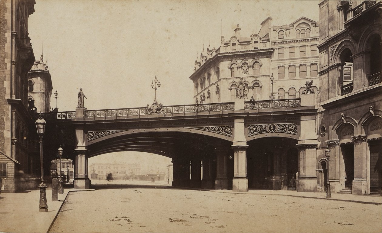 Het Holborn Viaduct, Londen door Unknown photographer