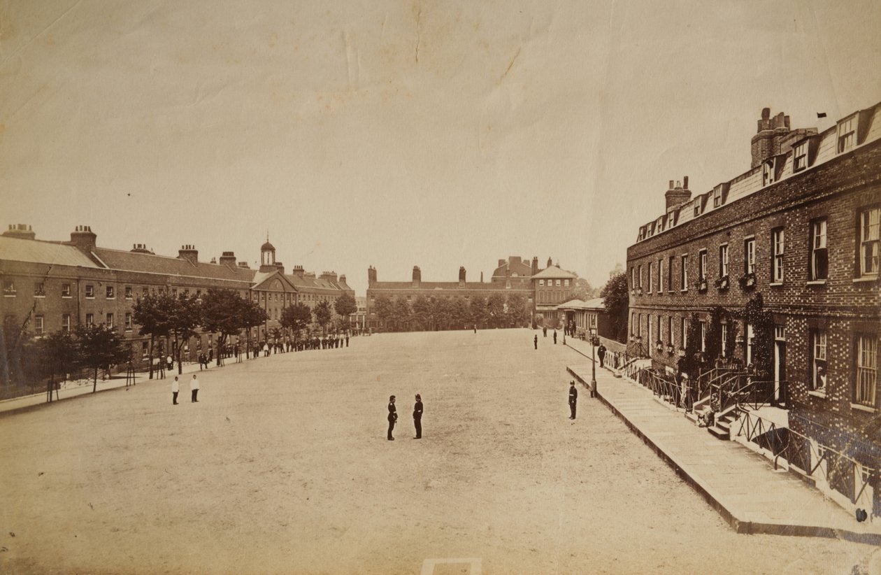 De Koninklijke Marinekazerne in Chatham, Kent, VK, eind 19e eeuw door Unknown photographer