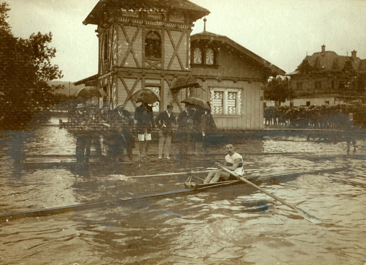 sport, roeiers door Unknown photographer