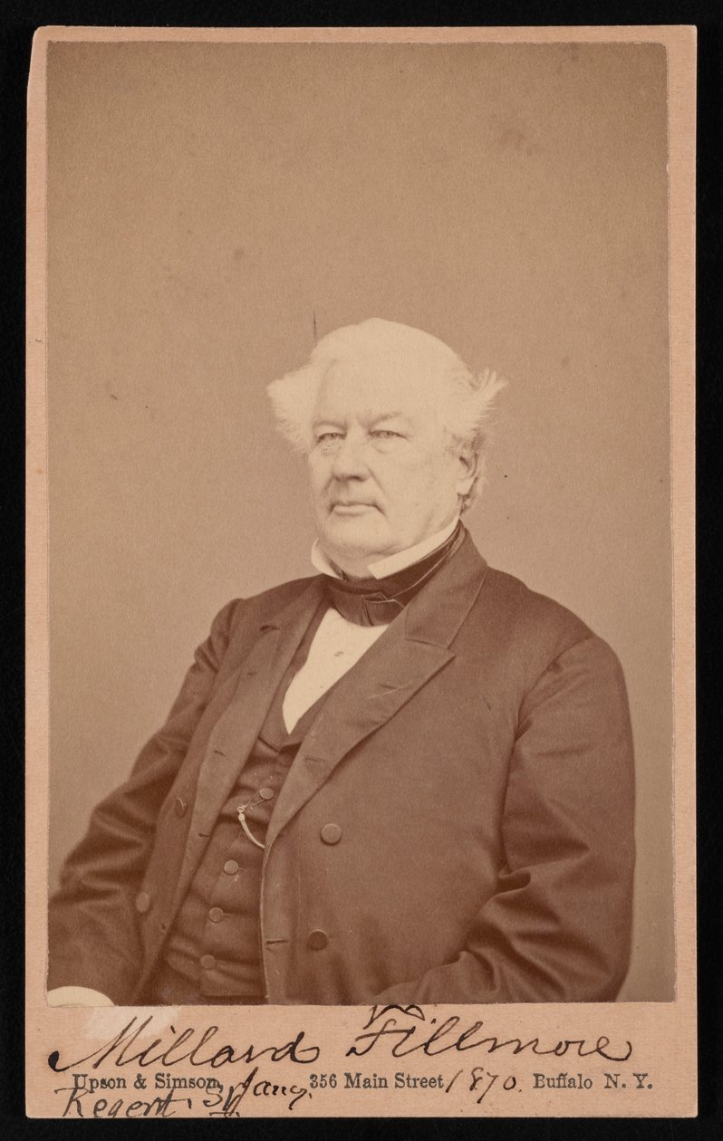 Portret van Millard Fillmore 1800-1874, 4 januari 1870 door Upson and Simson