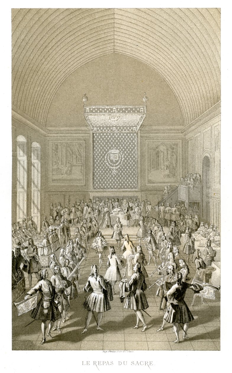 De Kroningsmaaltijd, 1715, 1885 door Urrabieta