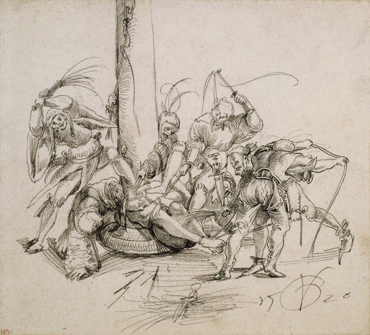 Geseling van Christus door Urs (1485-1528) Graf