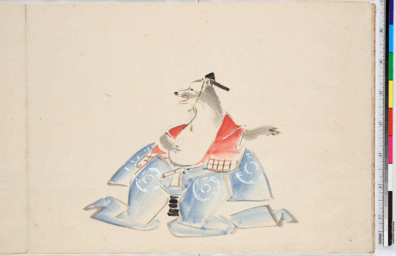 Album met schetsen van Ichiryusai Hiroshige door Utagawa Hiroshige