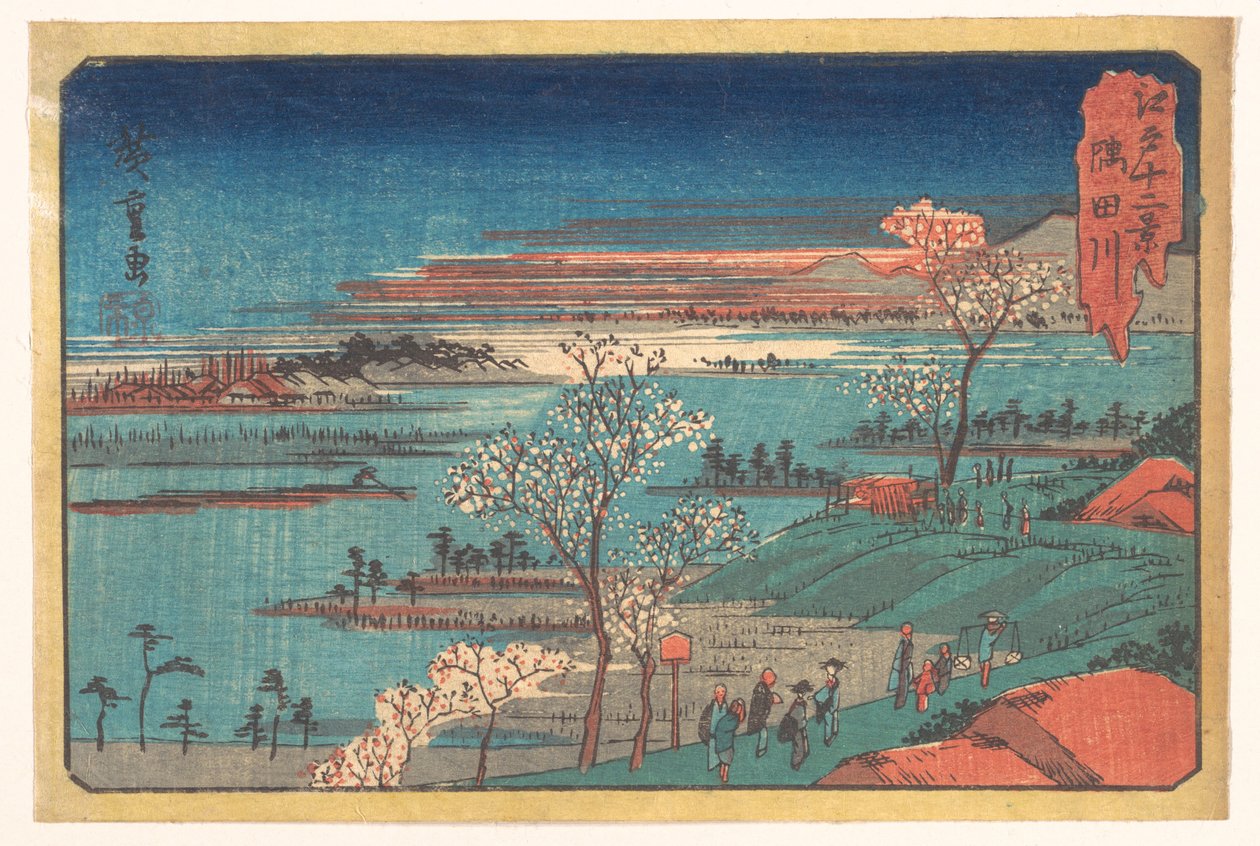 Gotenyama-no Hana door Utagawa Hiroshige