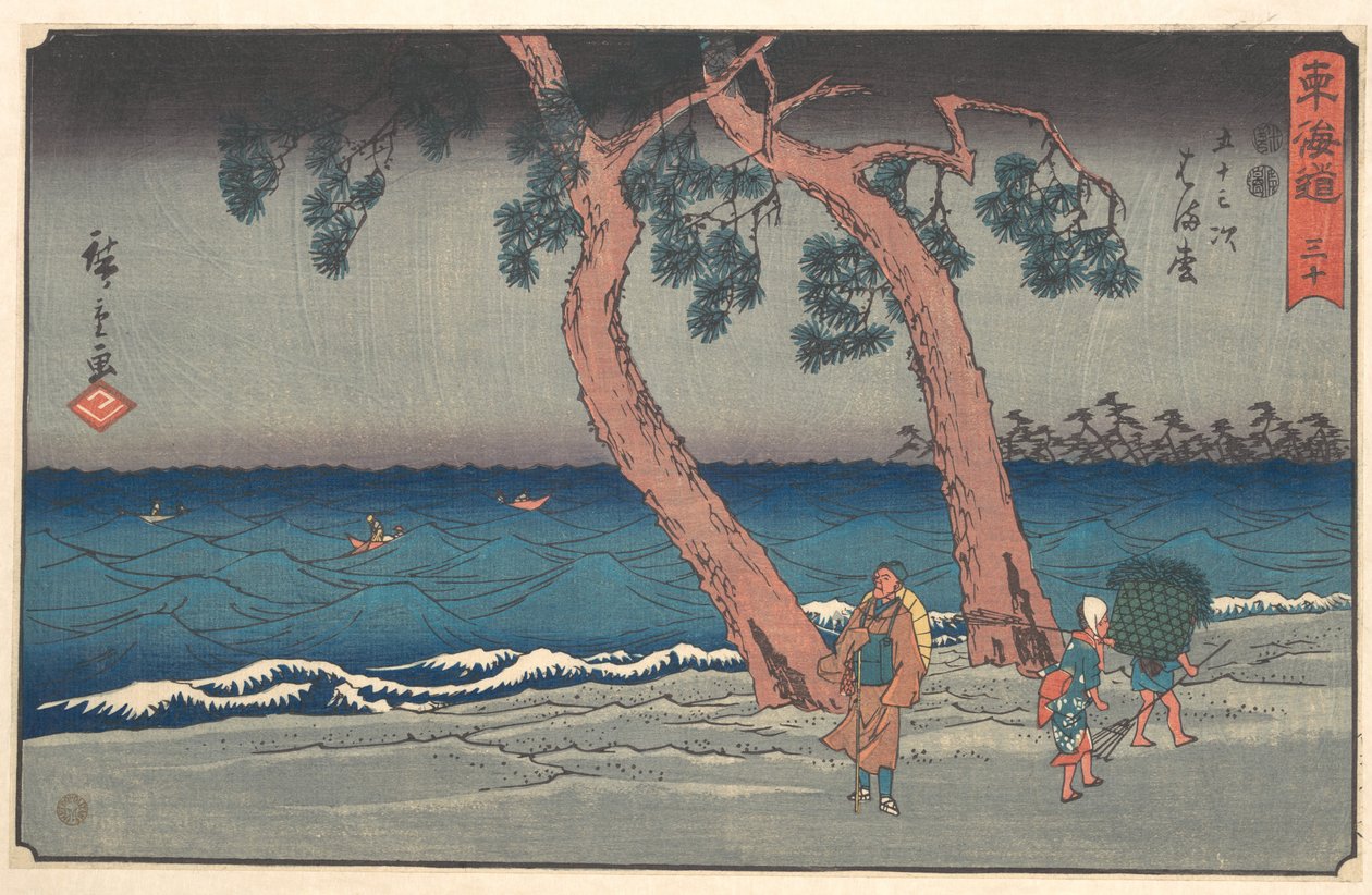 Hamamatsu door Utagawa Hiroshige