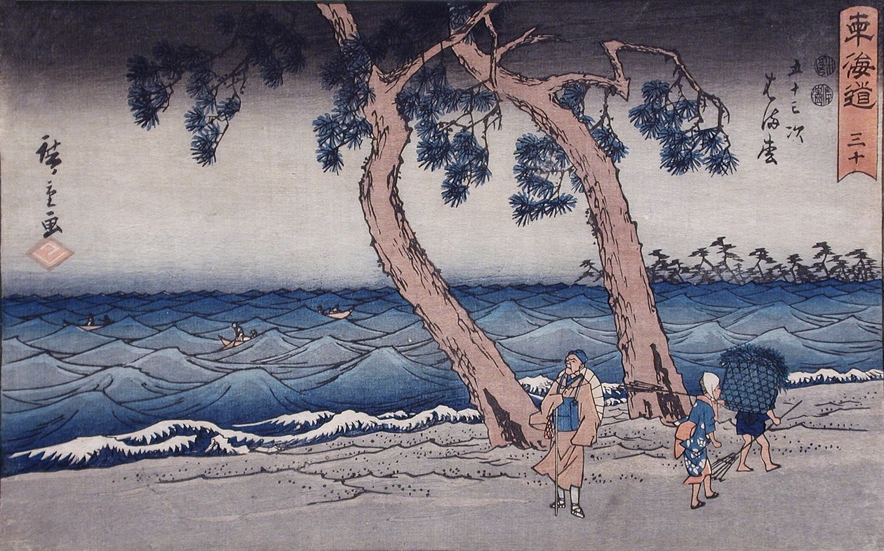 Hamamatsu door Utagawa Hiroshige