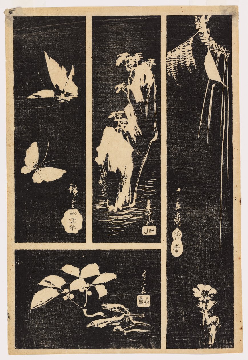Harimaze-plaat door Utagawa Hiroshige
