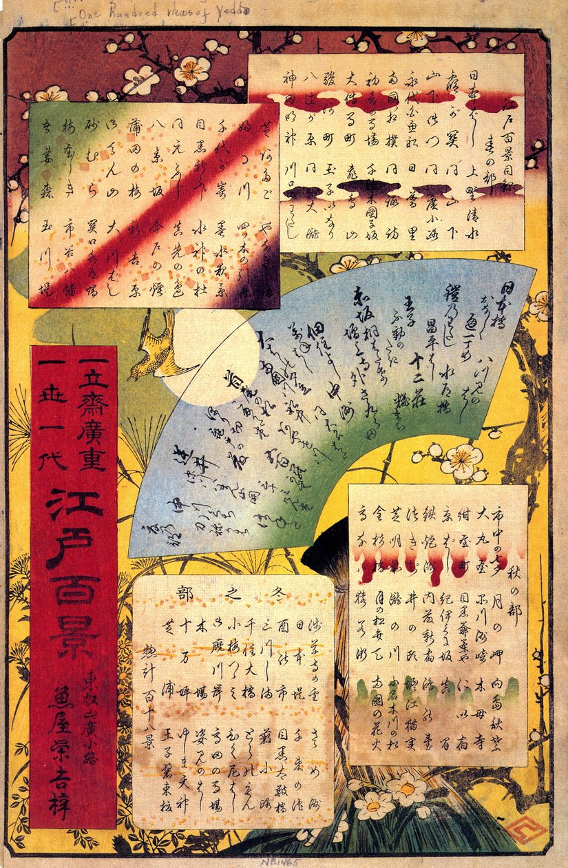 Hiroshige, Inhoudsopgave door Utagawa Hiroshige