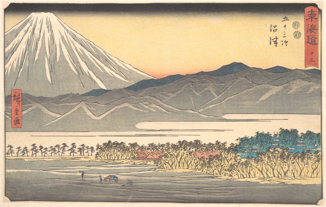 Numazu door Utagawa Hiroshige