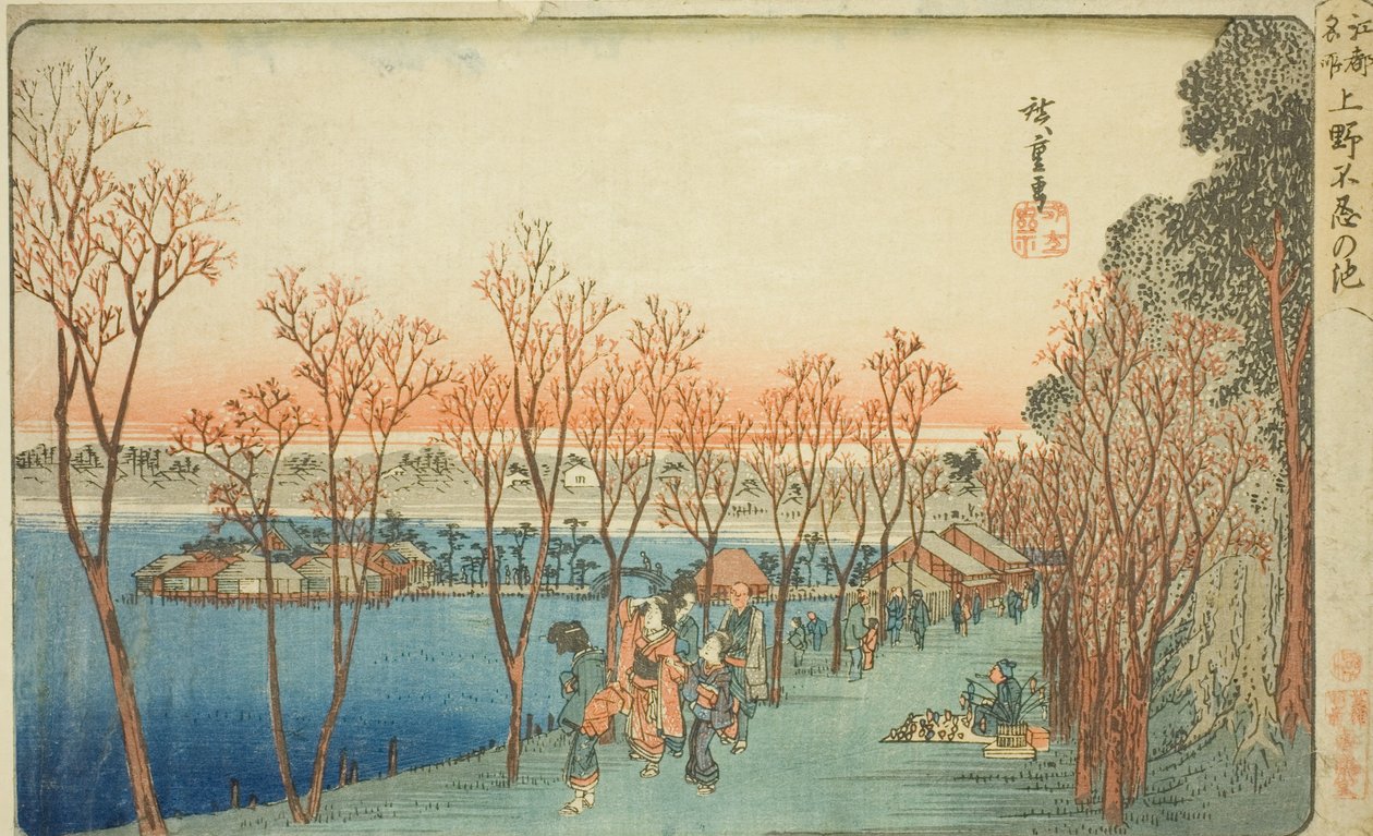 Shinobazu Vijver in Ueno, uit de serie 