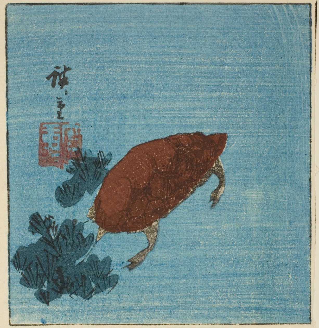 Schildpad door Utagawa Hiroshige