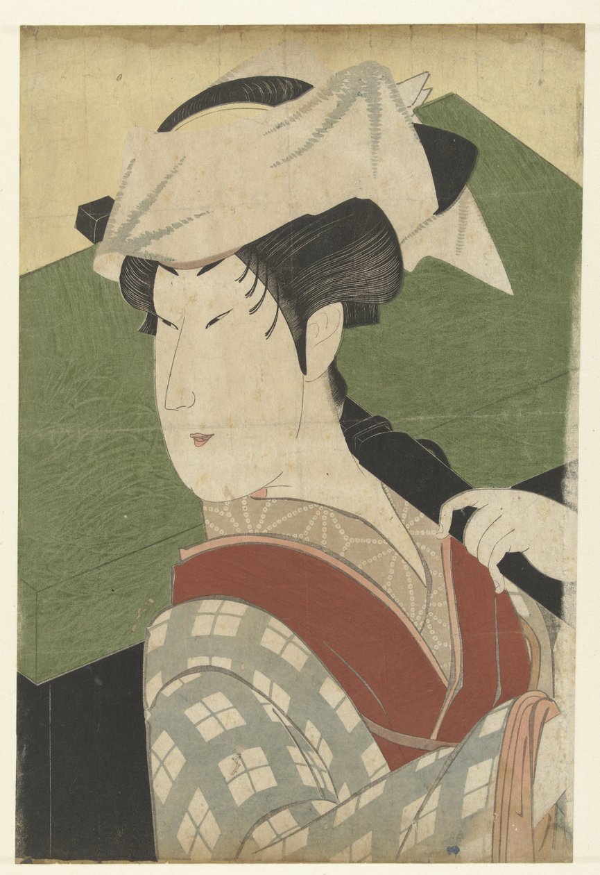 Busteportret van Nakamura Noshio II door Utagawa Kunimasa