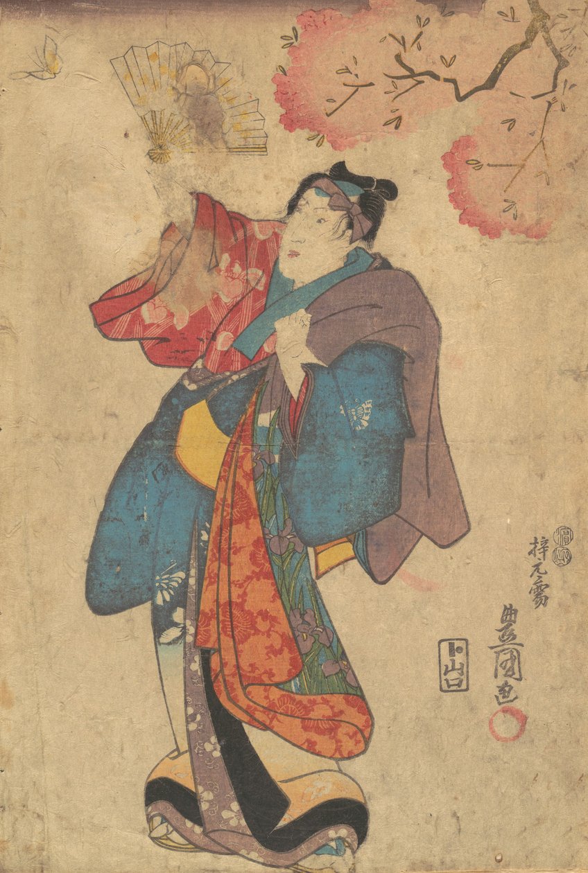 Prent, 19e eeuw door Utagawa Kunisada