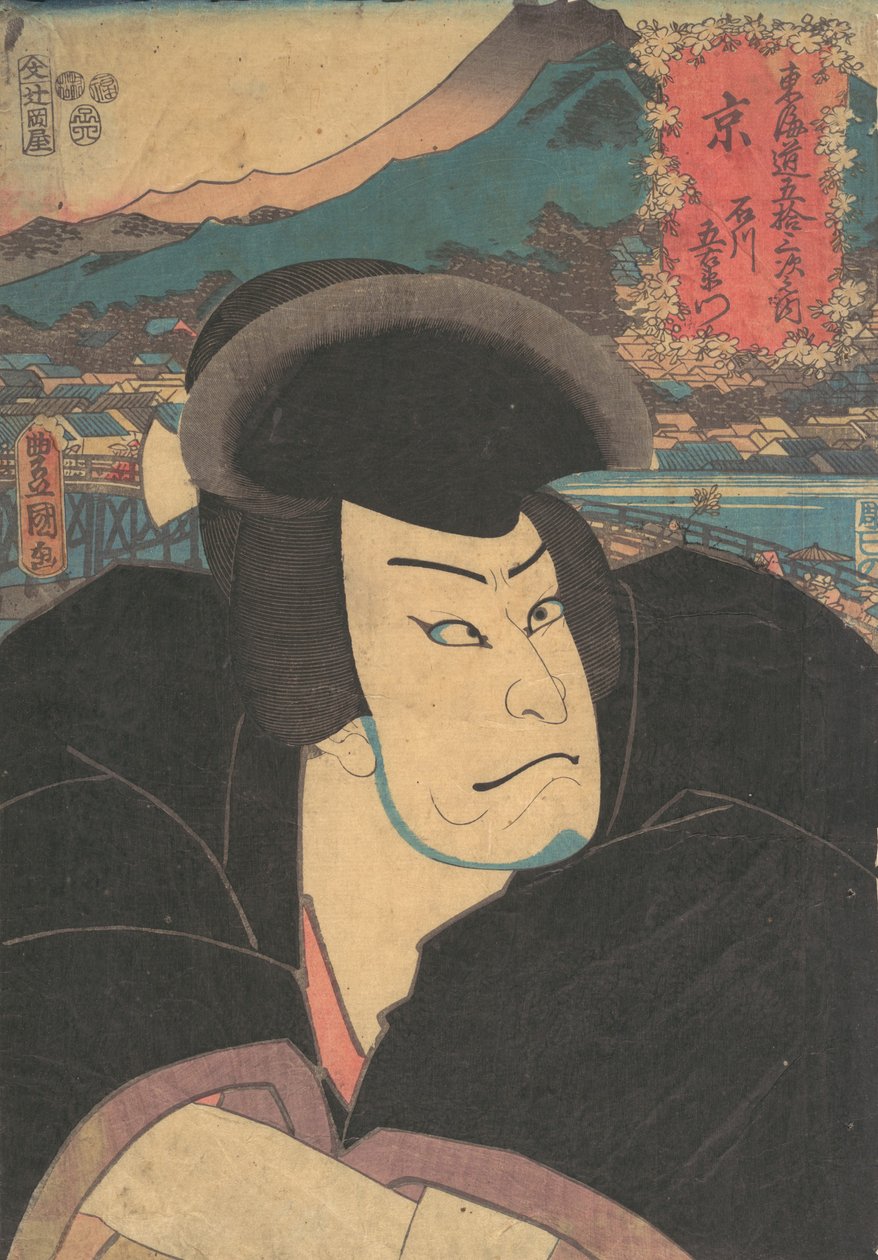 Print, 19e eeuw door Utagawa Kunisada