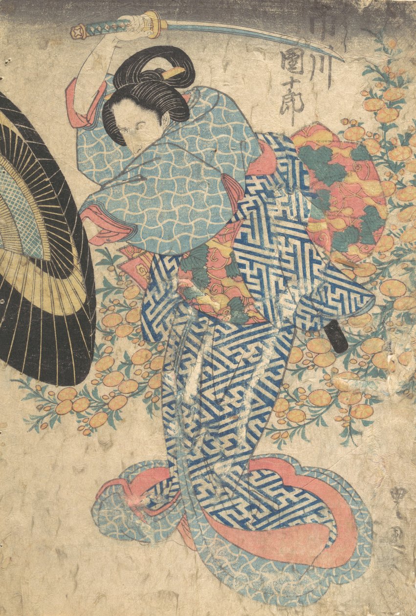 Print, 19e eeuw door Utagawa Kunisada
