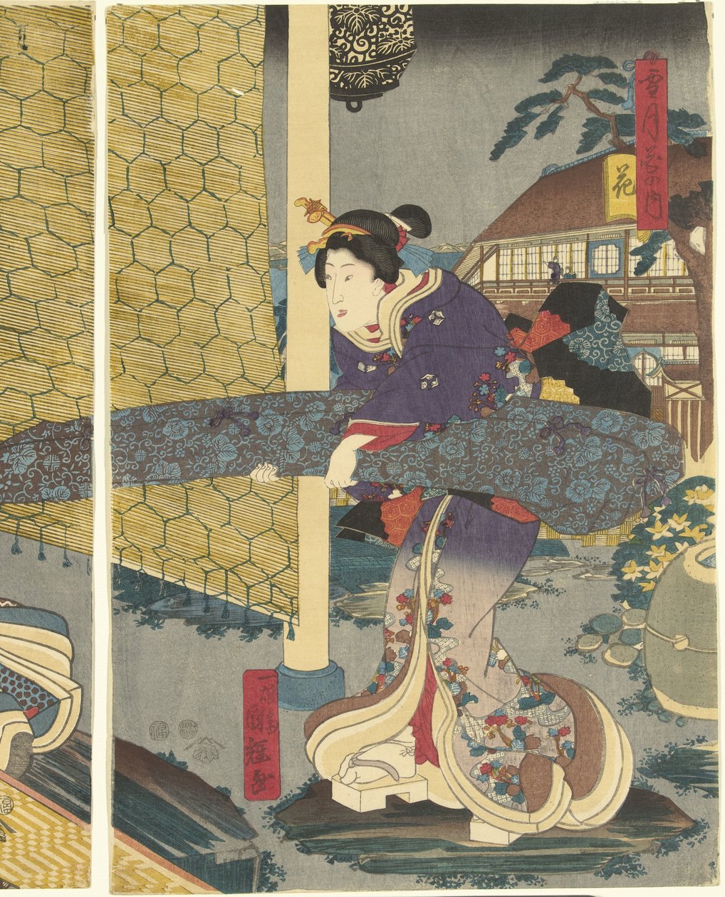 Bloemen door Utagawa Kuniteru