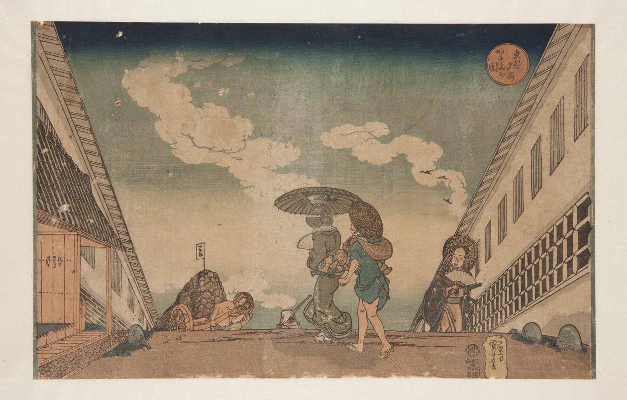 Kasumigaseki door Utagawa Kuniyoshi