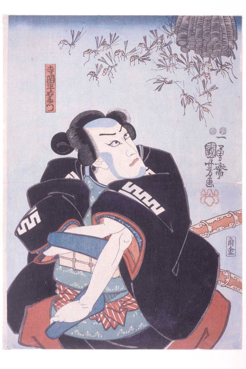Teraoka Heiemon door Utagawa Kuniyoshi