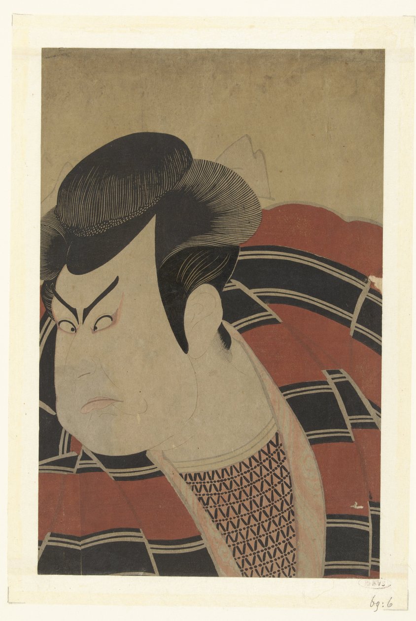 Busteportret van Kataoka Nizaemon VII. door Utagawa Toyokuni (I)