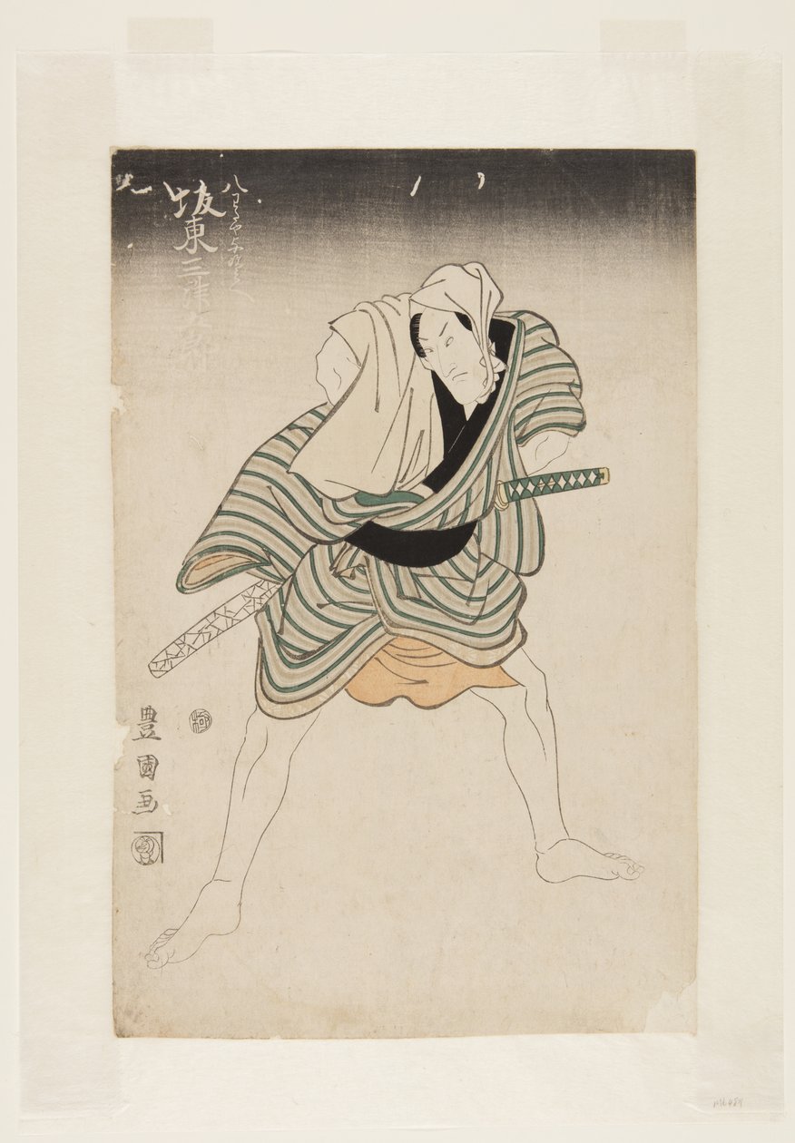 Acteur Bando Mitsugoro III door Utagawa Toyokuni