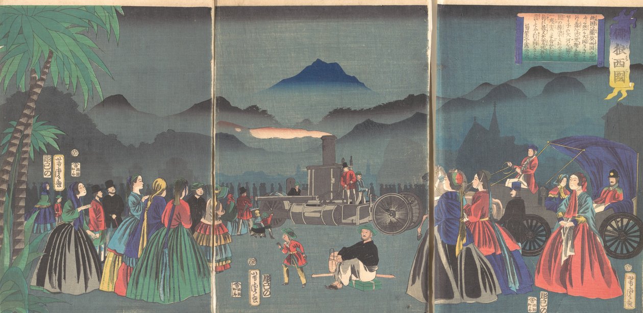 Frankrijk furansukoku door Utagawa Yoshitora