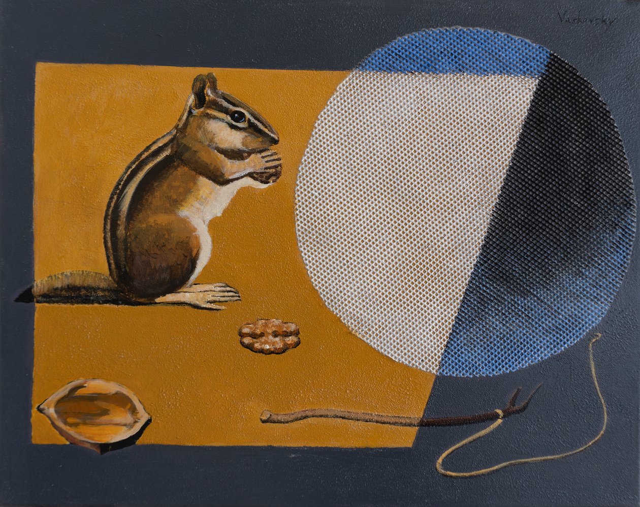 Chipmunk Ontsnapt De Val door Vadym Vaskovsky
