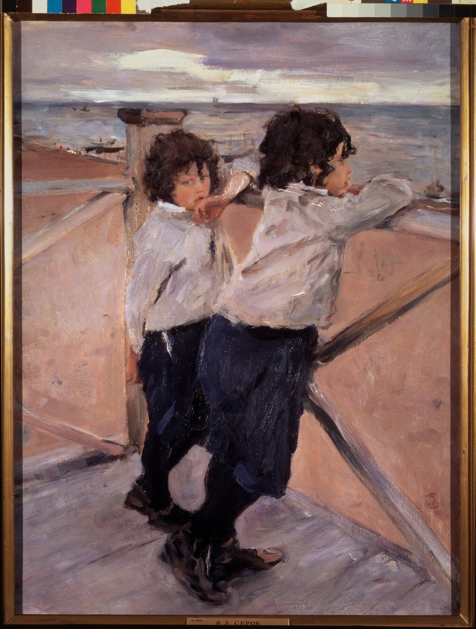 Kinderen door Valentin Aleksandrovich Serov